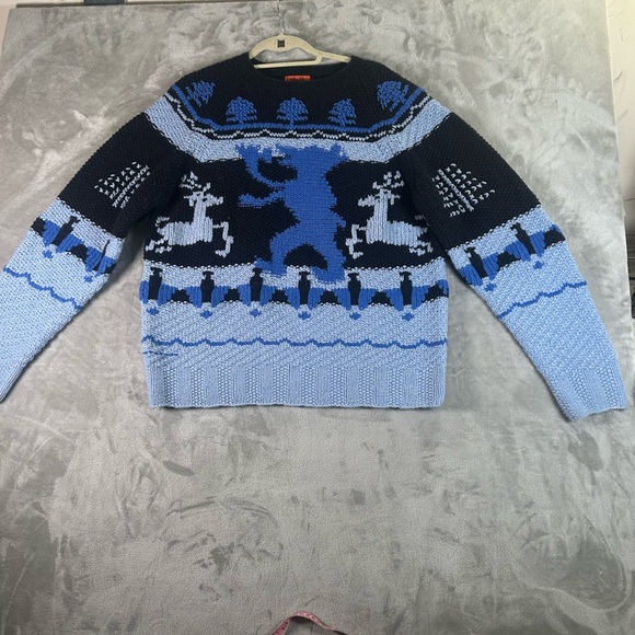 Marc Ecko Other - Marc ecko lambswool fair isle cable knit sweater